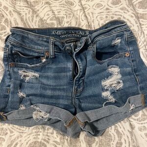 American Eagle Shorts Super Stretch Hi Rise Shortie 4